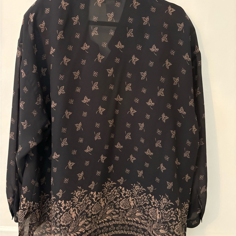 Maggie McNaughton Plus Size Women’s Blouse. Long Button Cuff Sleeves Sz 22 - Picture 10 of 10